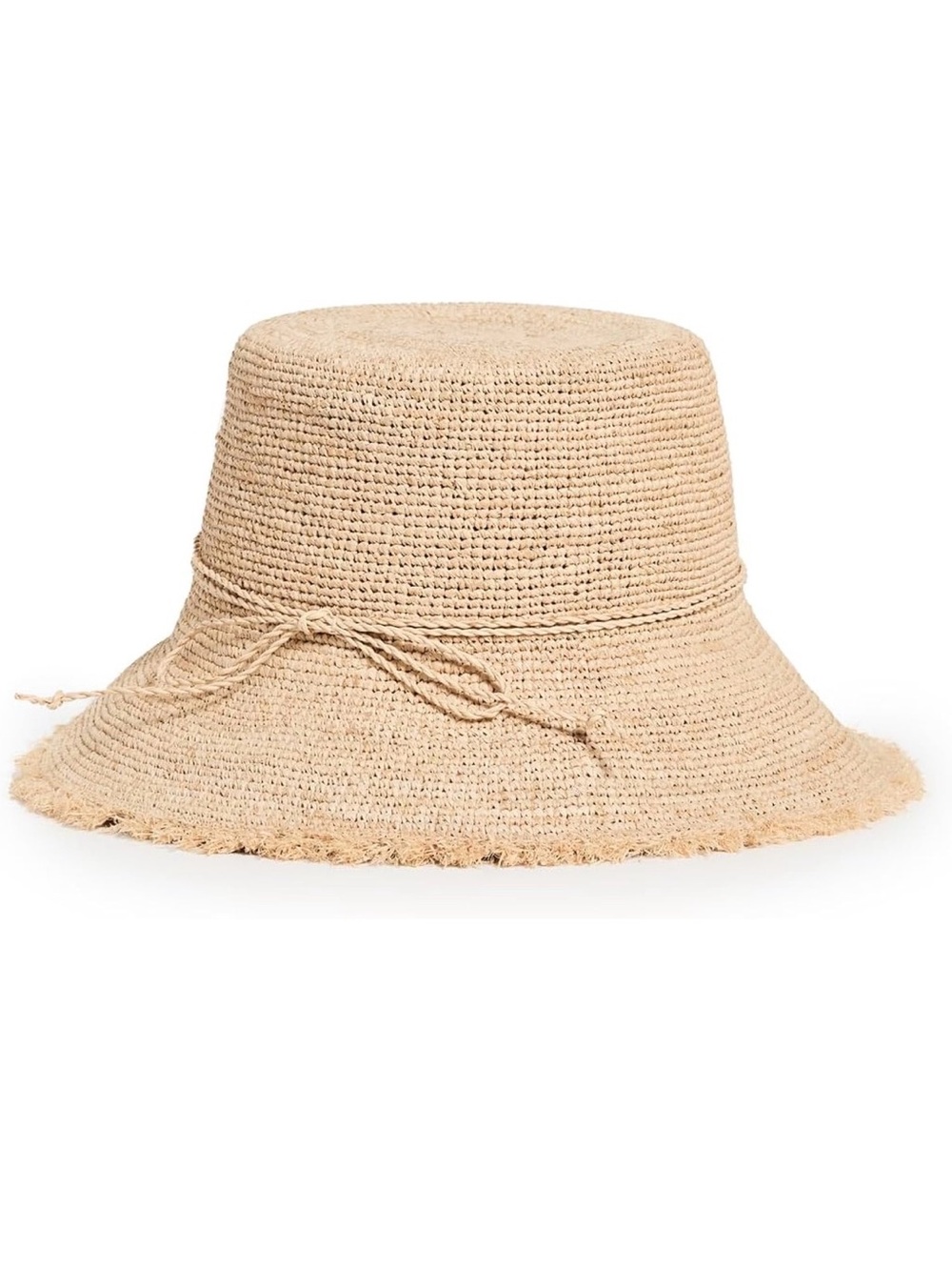 Hat Attack Women's Packable Raffia Bucket Hat